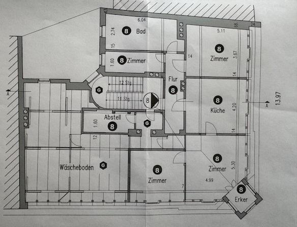 Grundriss Dachgeschoss