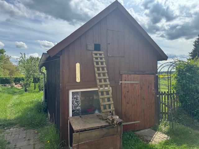 Ein Gartenhäuschen
