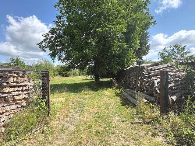 Dahinter großes Grundstück