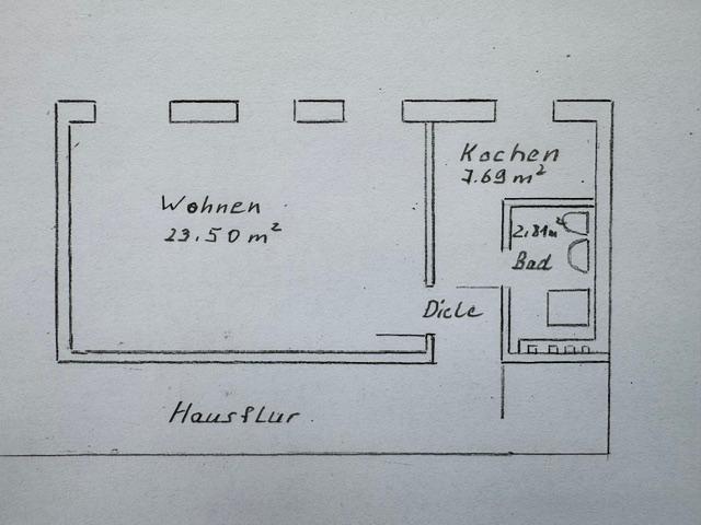 Grundrissskizze