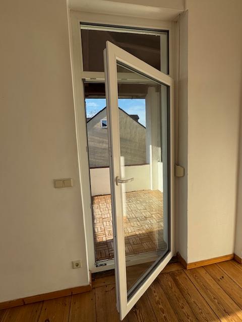 Balkon ist überdacht