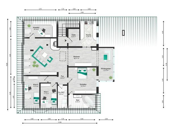 Grundriss Dachgeschoss