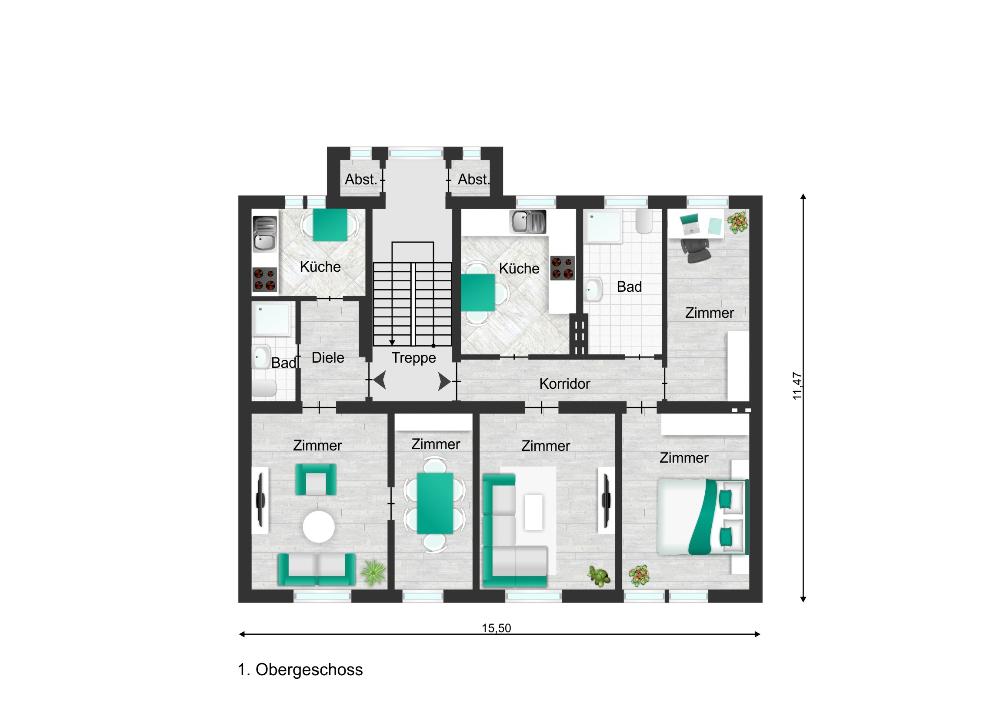 Grundriss 1. OG