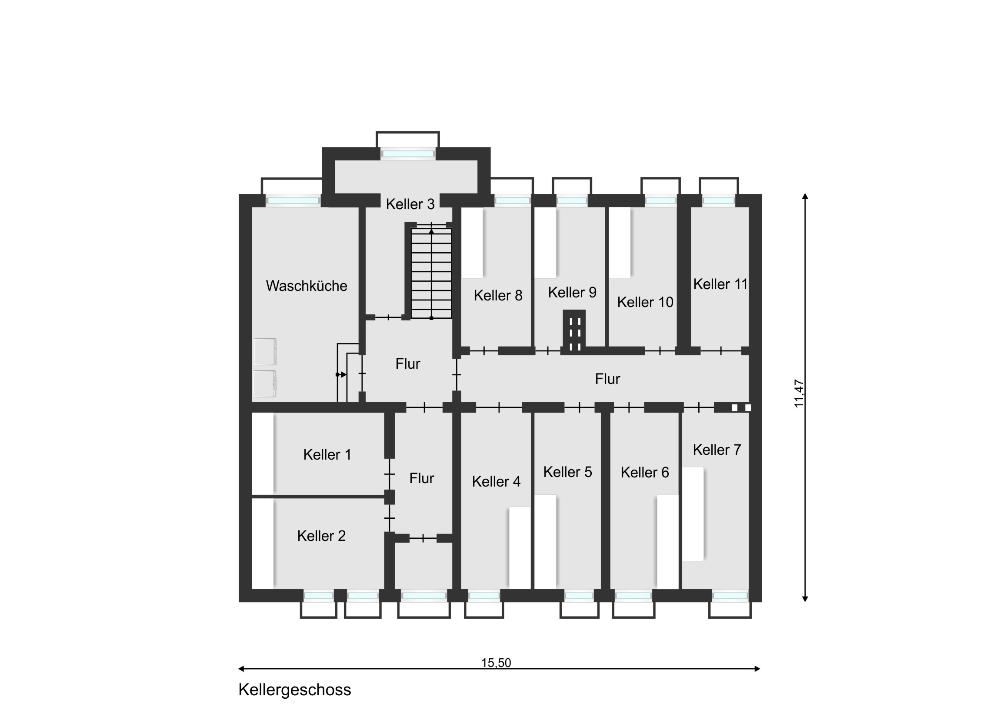 Grundriss Keller